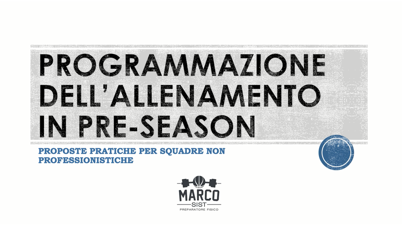 <p>Marco Sist - Preparazione fisica in pre-season</p>
